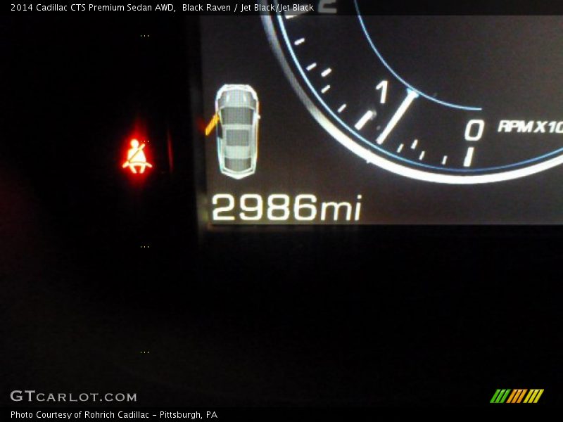 Black Raven / Jet Black/Jet Black 2014 Cadillac CTS Premium Sedan AWD