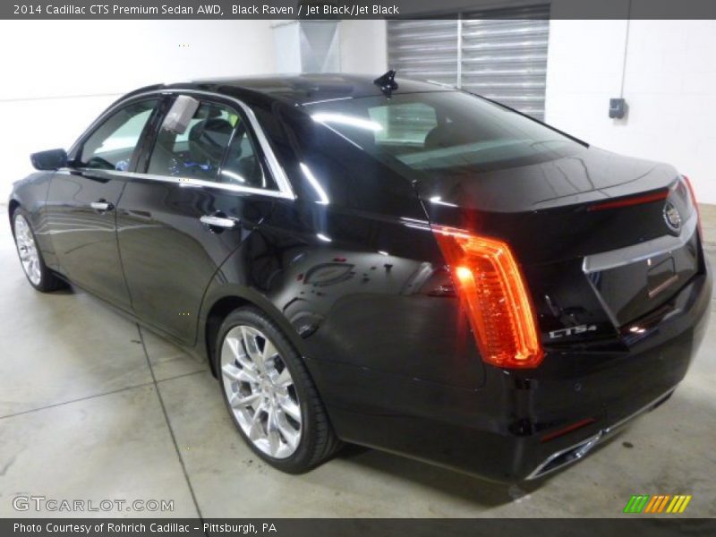 Black Raven / Jet Black/Jet Black 2014 Cadillac CTS Premium Sedan AWD
