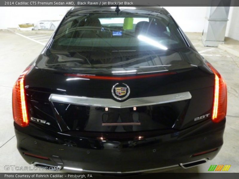 Black Raven / Jet Black/Jet Black 2014 Cadillac CTS Premium Sedan AWD