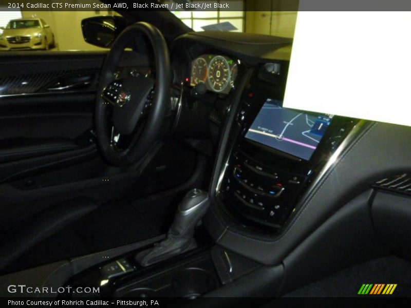 Black Raven / Jet Black/Jet Black 2014 Cadillac CTS Premium Sedan AWD