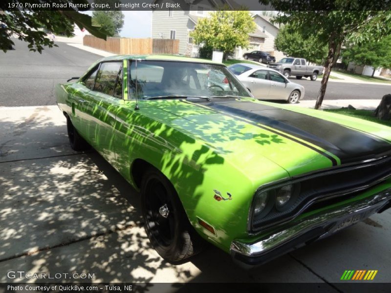 Limelight Green / Black 1970 Plymouth Road Runner Coupe