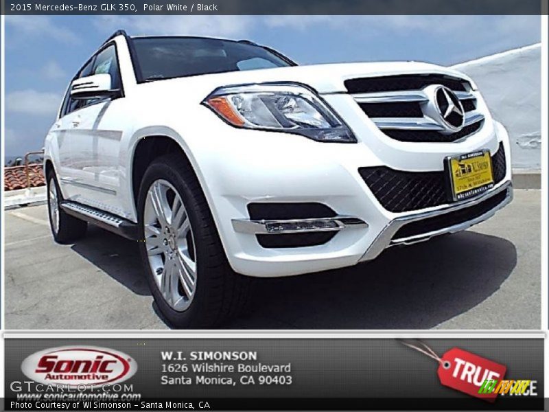 Polar White / Black 2015 Mercedes-Benz GLK 350
