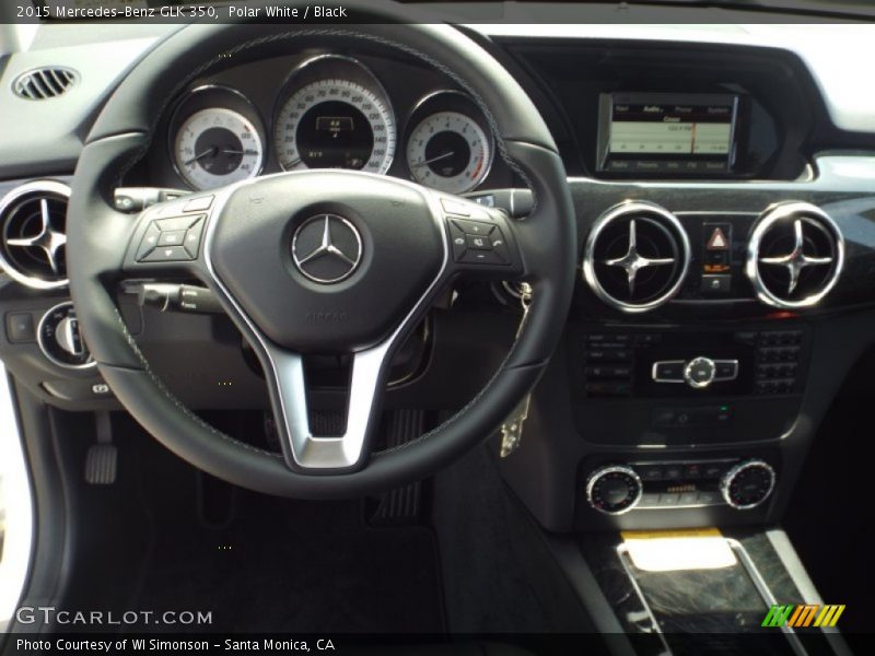 Polar White / Black 2015 Mercedes-Benz GLK 350