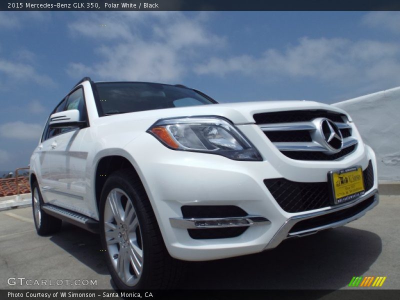 Polar White / Black 2015 Mercedes-Benz GLK 350