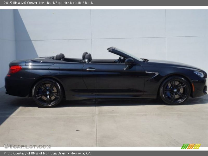 Black Sapphire Metallic / Black 2015 BMW M6 Convertible