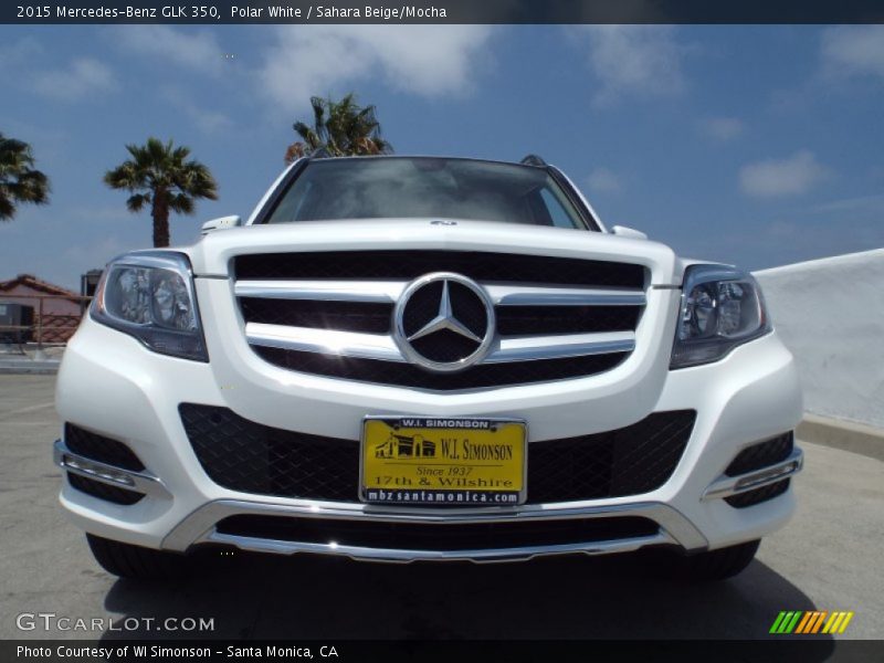 Polar White / Sahara Beige/Mocha 2015 Mercedes-Benz GLK 350