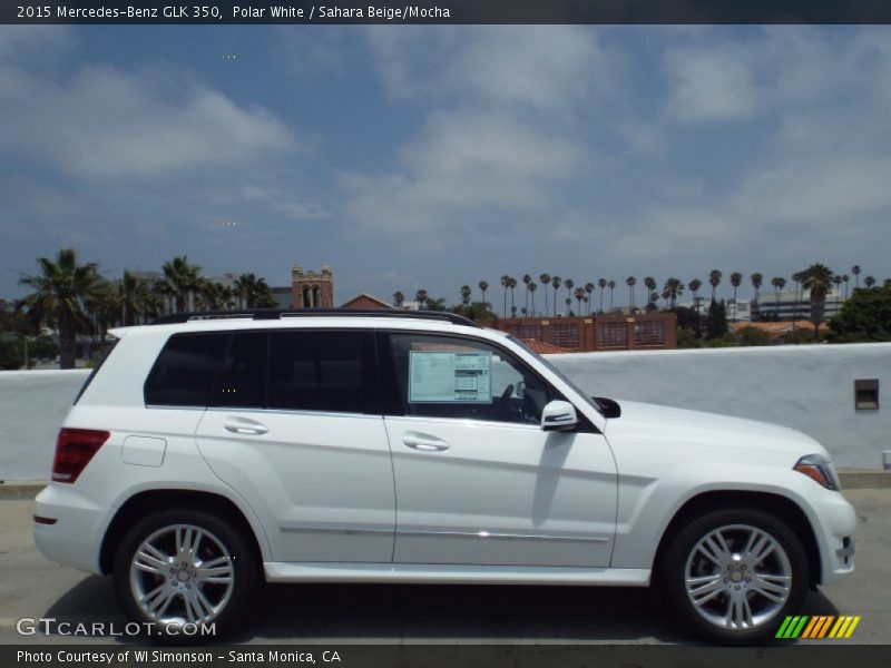 Polar White / Sahara Beige/Mocha 2015 Mercedes-Benz GLK 350