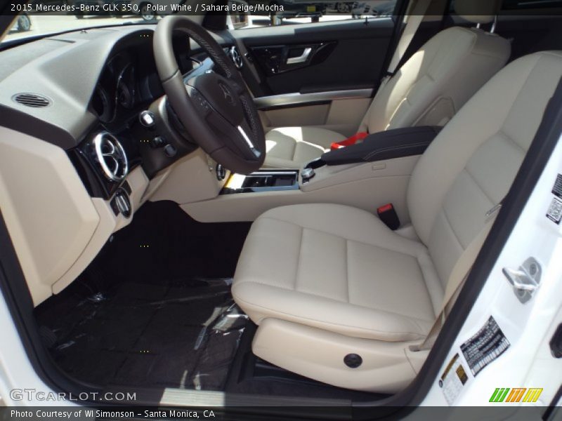 Polar White / Sahara Beige/Mocha 2015 Mercedes-Benz GLK 350