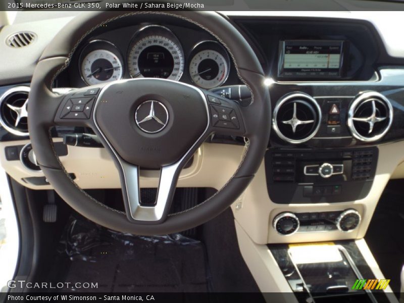Polar White / Sahara Beige/Mocha 2015 Mercedes-Benz GLK 350