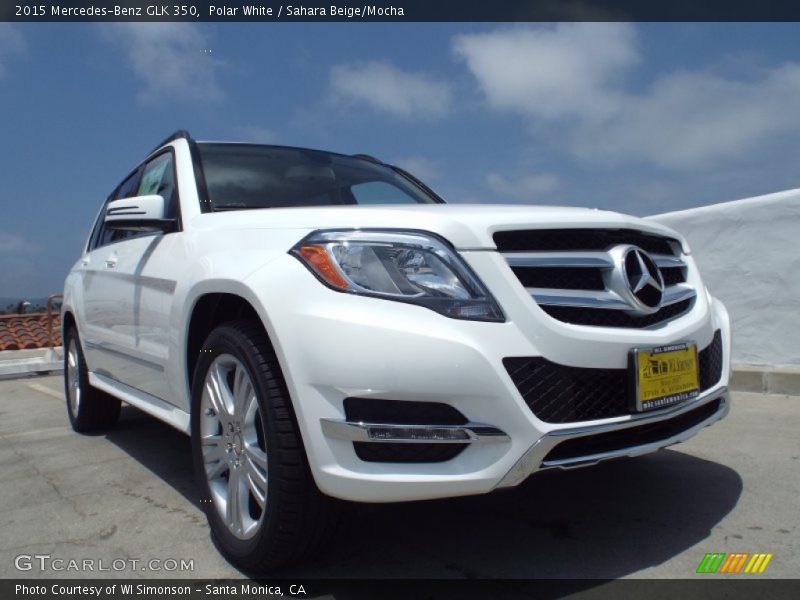 Polar White / Sahara Beige/Mocha 2015 Mercedes-Benz GLK 350