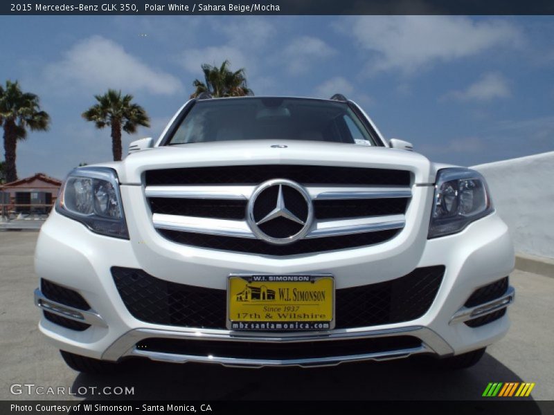 Polar White / Sahara Beige/Mocha 2015 Mercedes-Benz GLK 350