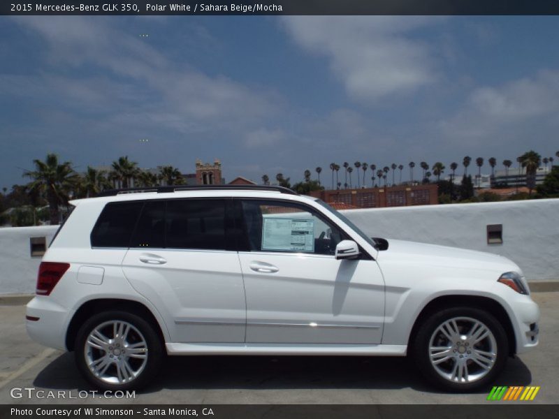 Polar White / Sahara Beige/Mocha 2015 Mercedes-Benz GLK 350