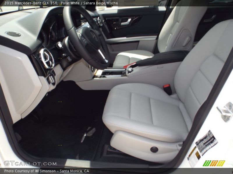 Polar White / Sahara Beige/Mocha 2015 Mercedes-Benz GLK 350