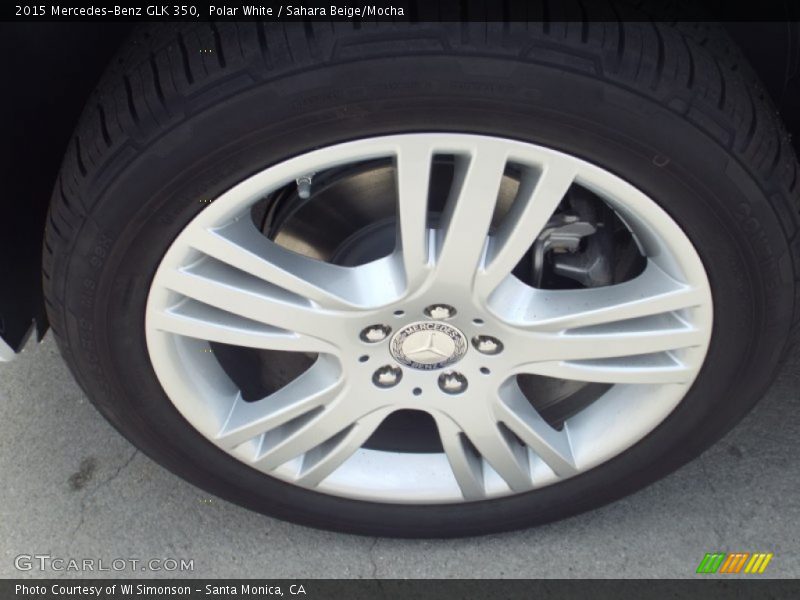 Polar White / Sahara Beige/Mocha 2015 Mercedes-Benz GLK 350