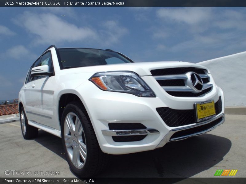 Polar White / Sahara Beige/Mocha 2015 Mercedes-Benz GLK 350