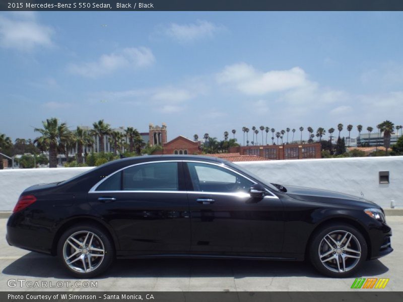Black / Black 2015 Mercedes-Benz S 550 Sedan