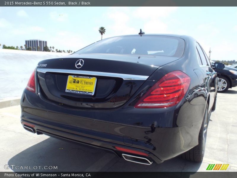 Black / Black 2015 Mercedes-Benz S 550 Sedan