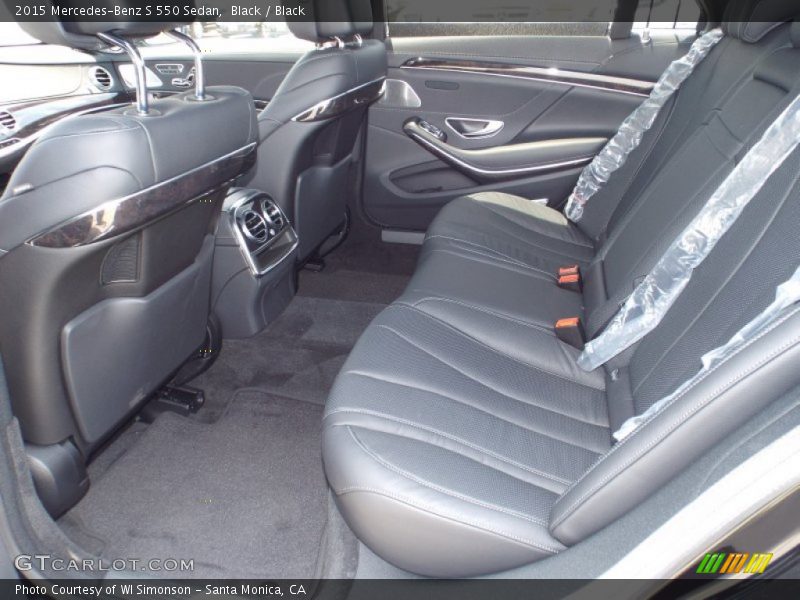Black / Black 2015 Mercedes-Benz S 550 Sedan