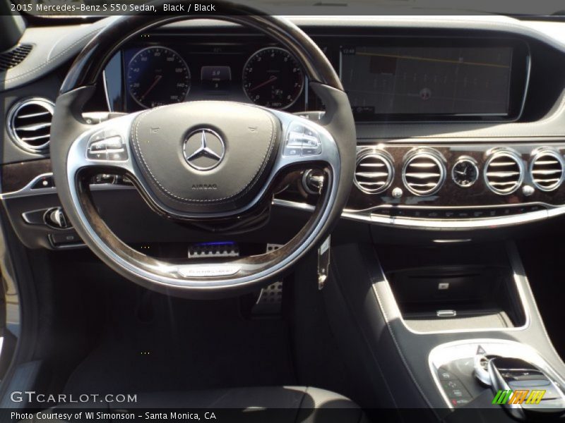Black / Black 2015 Mercedes-Benz S 550 Sedan