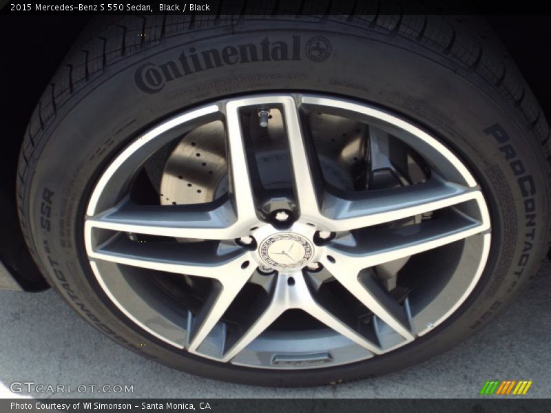 Black / Black 2015 Mercedes-Benz S 550 Sedan