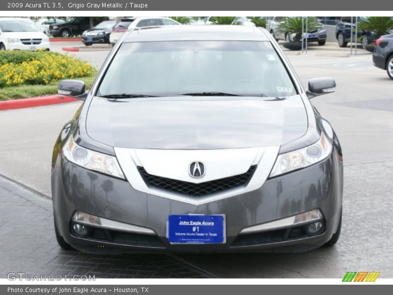 Grigio Gray Metallic / Taupe 2009 Acura TL 3.5