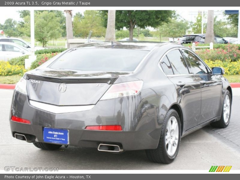 Grigio Gray Metallic / Taupe 2009 Acura TL 3.5