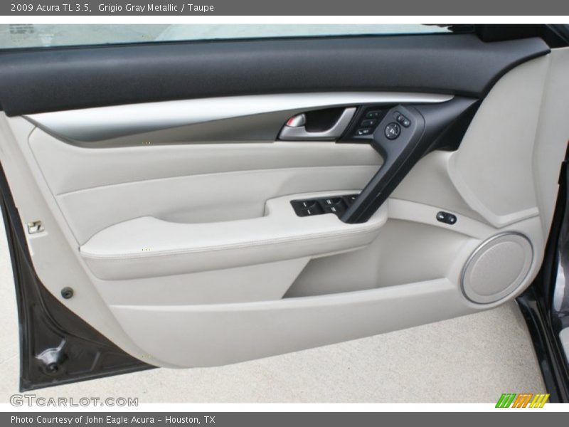 Grigio Gray Metallic / Taupe 2009 Acura TL 3.5