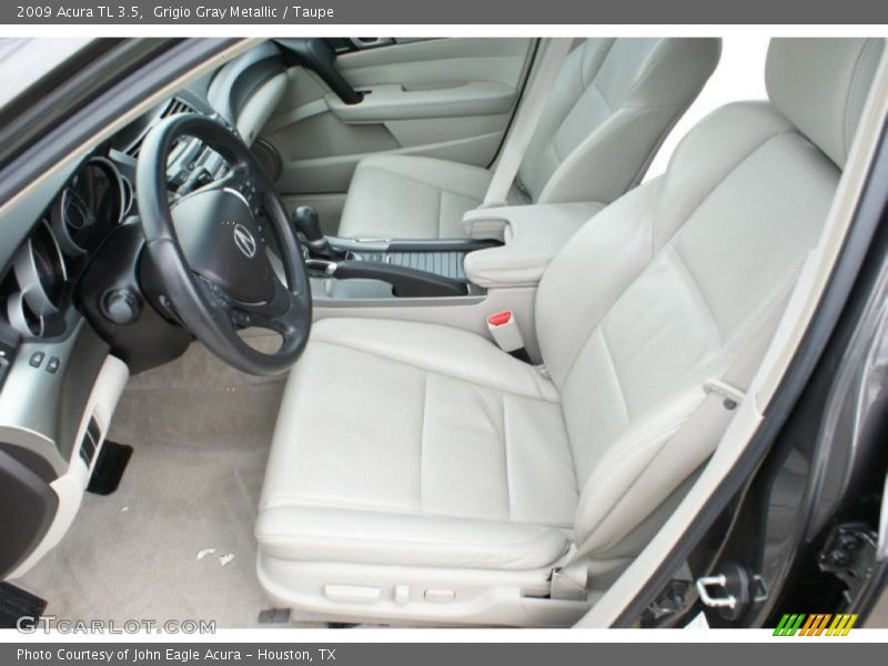 Grigio Gray Metallic / Taupe 2009 Acura TL 3.5