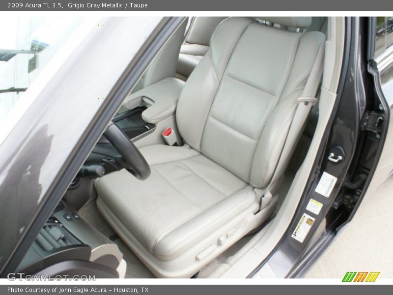Grigio Gray Metallic / Taupe 2009 Acura TL 3.5