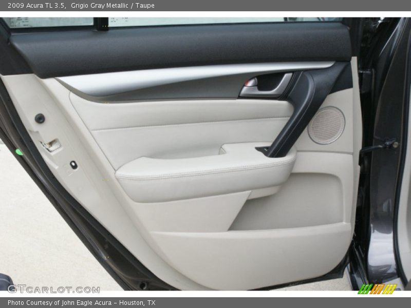 Grigio Gray Metallic / Taupe 2009 Acura TL 3.5