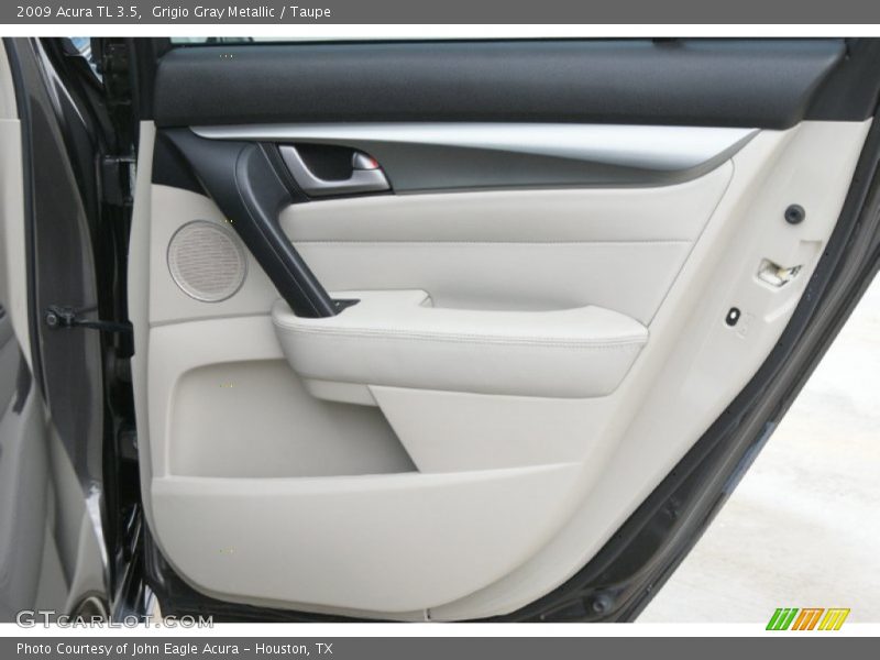 Grigio Gray Metallic / Taupe 2009 Acura TL 3.5