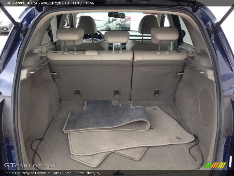 Royal Blue Pearl / Taupe 2009 Acura RDX SH-AWD