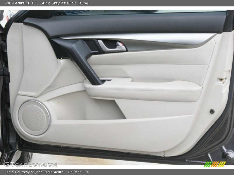 Grigio Gray Metallic / Taupe 2009 Acura TL 3.5