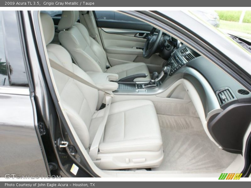 Grigio Gray Metallic / Taupe 2009 Acura TL 3.5