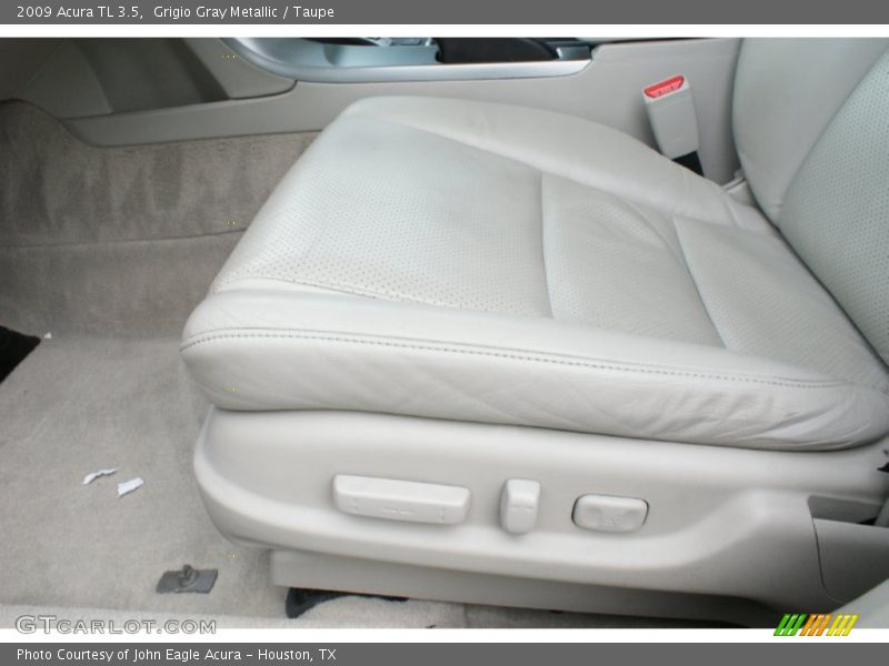 Grigio Gray Metallic / Taupe 2009 Acura TL 3.5