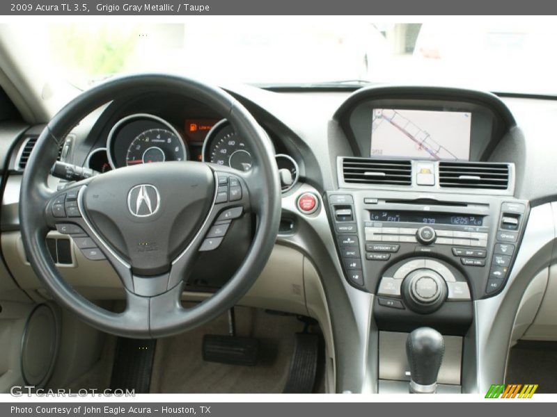 Grigio Gray Metallic / Taupe 2009 Acura TL 3.5