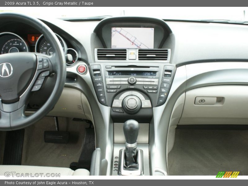 Grigio Gray Metallic / Taupe 2009 Acura TL 3.5