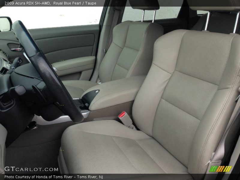 Royal Blue Pearl / Taupe 2009 Acura RDX SH-AWD