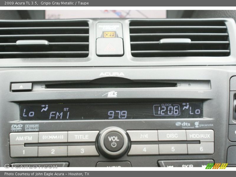Grigio Gray Metallic / Taupe 2009 Acura TL 3.5