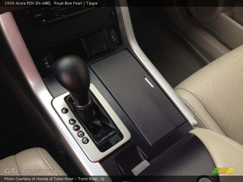 Royal Blue Pearl / Taupe 2009 Acura RDX SH-AWD