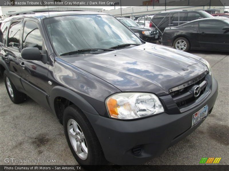 Storm Front Gray Metallic / Dark Flint Gray 2006 Mazda Tribute i