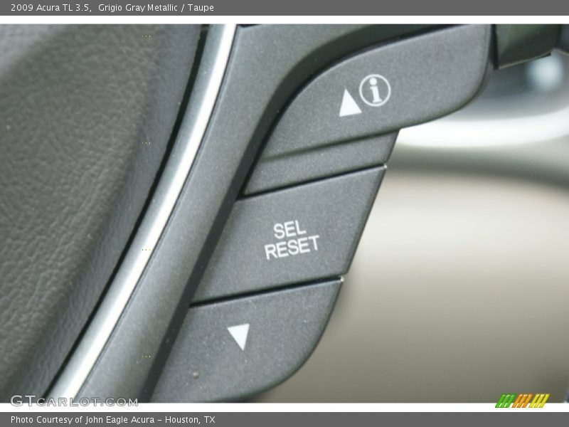 Grigio Gray Metallic / Taupe 2009 Acura TL 3.5