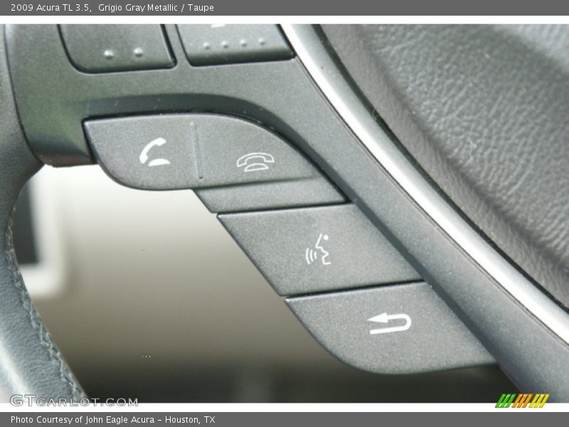 Grigio Gray Metallic / Taupe 2009 Acura TL 3.5