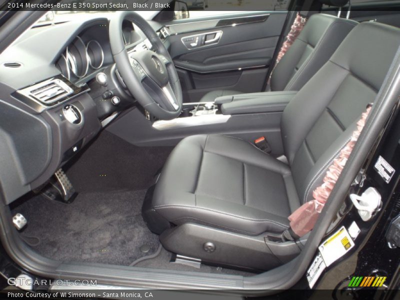 Black / Black 2014 Mercedes-Benz E 350 Sport Sedan