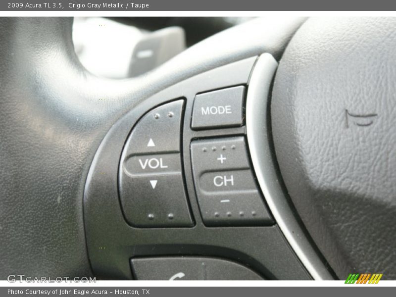 Grigio Gray Metallic / Taupe 2009 Acura TL 3.5