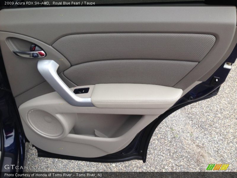 Royal Blue Pearl / Taupe 2009 Acura RDX SH-AWD