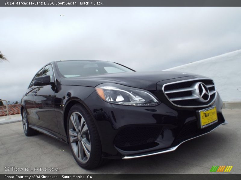 Black / Black 2014 Mercedes-Benz E 350 Sport Sedan