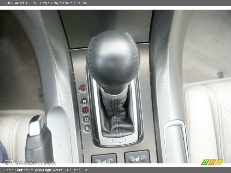 Grigio Gray Metallic / Taupe 2009 Acura TL 3.5