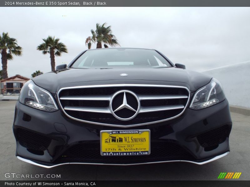 Black / Black 2014 Mercedes-Benz E 350 Sport Sedan