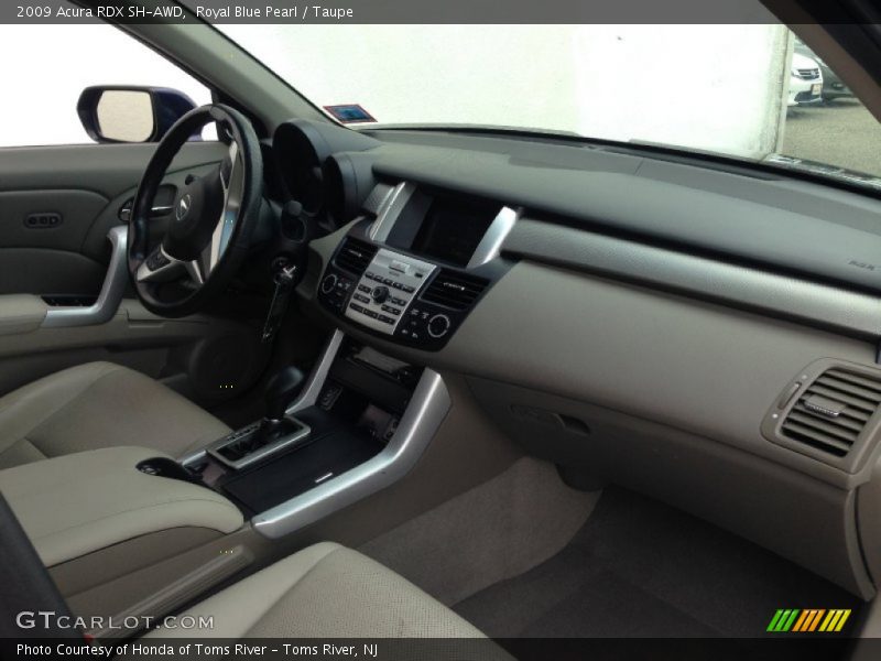Royal Blue Pearl / Taupe 2009 Acura RDX SH-AWD